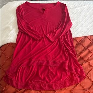 Chico's Scarlet Long Sleeve Tee tunic style
